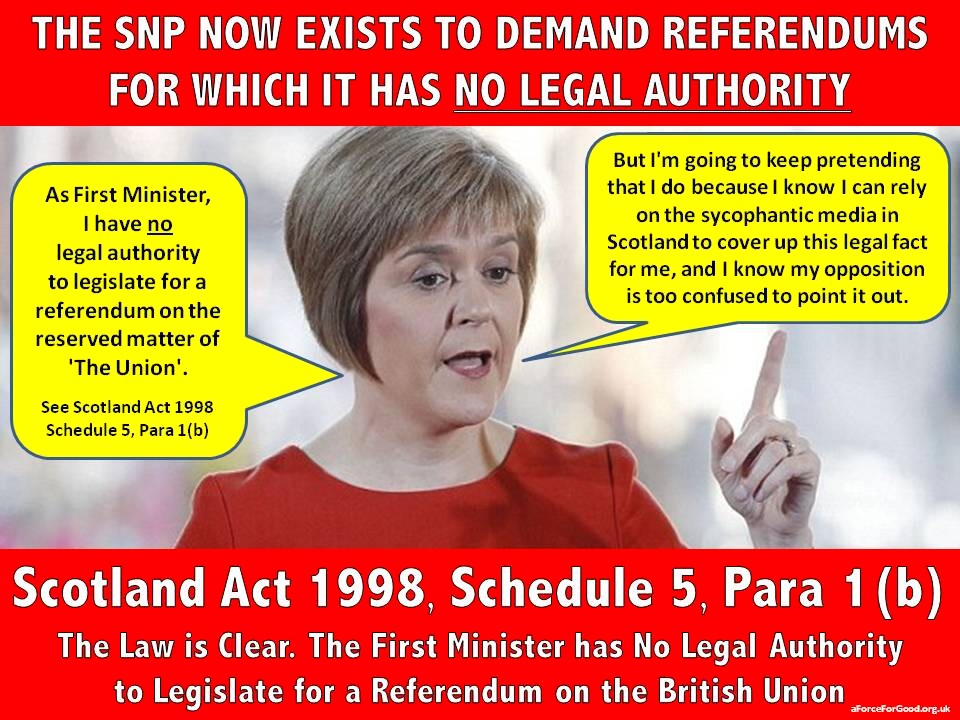 Sturgeon has no legal authority to call a referendum